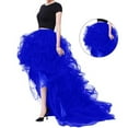 thumbnail image 5 of Women Tulle Tutu Long Skirt High Waist Floor Length Maxi Tulle Layered Skirt Wedding Night Out Party A-Line Skirt, 5 of 9