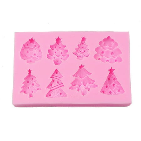

RABBITH Chocolate Fondant Cake Silicone Mold Christmas Tree Decorative Moulds DIY Baking Decorating Tools for Dessert Cake