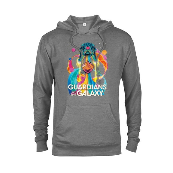 Marvel Guardians of the Galaxy Volume 3 Bowie Space Rainbow - Pullover Hoodie for Adults - Customized-Graphite Heather