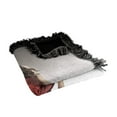 thumbnail image 5 of The Vampire Diaries Blanket, 50"x60" Love Sucks Woven Tapestry Cotton Blend Fringed Throw Blanket, 5 of 6