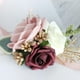 thumbnail image 5 of Poignet Corsage épaule Corsage para boda para demoiselle d'honneur mère A-Blanco-Muñequera Zulema Ramilletes de muñeca, 5 of 8