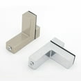 thumbnail image 6 of TIERPOP Small Adjustable F-shaped Shelf Bracket Glass Shelf Bracket Glass Holder Adjustable Thickness 0.08'' x1.14'', 6 of 16