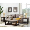 thumbnail image 2 of Picket House Furnishings Table d'Appoint Carrée en Marbre Caleb Espresso, 2 of 10