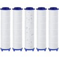 thumbnail image 1 of Pack of 10 PP Cotton Filter for Shower Head, Shower Head Filter, PP Cotton Filter, 9.5 x 2.4 cm Shower Head Filter of Impurities, Three Filter Layers for Shower Head, 1 of 4