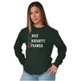thumbnail image 3 of Xmas Naughty Nice Framed Checklist Long Sleeve TShirt Men Women Brisco Brands 2X, 3 of 6