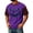 Purple Crew Neck, variant on DORKASM Men Halloween Shirts Short Sleeve Skeleton Comfy Shirts Round Neck Spooky Ghost Graphic Vacation T Shirt Funny Print Fall Winter Lounge Pullover Orange L