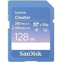 SanDisk Creator Series 128GB UHS-II SDXC Memory Card
