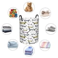 thumbnail image 4 of Gukieu Dachshund Dog Puppy Print Round Dirty Clothes Bag, Waterproof Standing Home Bathroom Storage Basket Car Trunk Storage Bag-Medium, 4 of 6