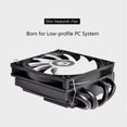 thumbnail image 3 of Enfriador de CPU Hugtrwg CPU Cooler 4 Heatpipes 12V DC Slim Fan 60mm, 3 of 9