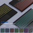 thumbnail image 3 of Funda con teclado Doohowcase Touch con Bluetooth para Lenovo Tab Plus 11.5 2024 con panel táctil y funda de sarga, 3 of 7