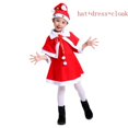 thumbnail image 1 of Nuevo disfraz de Navidad para niños, disfraz de Papá Noel, ropa para niños con sombrero, tutú de Cosplay para niña, vestidos rojos, regalo de fiesta de Carnaval, 1 of 4