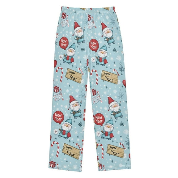 joogoo Collections Christmas Gnomes Pajama Pants Pj Bottoms Sleepwear Lounge L