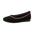 thumbnail image 2 of LSLJS Femmes Tissage Volant Surface en Maille Bout Rond Décolleté Peu Profond Confortables Slip-On Chaussures Plates, Chaussures Plates, 2 of 7