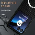 LMPTAO with Motorola Razr 2024 Case, Carbon Fiber Texture Shockproof