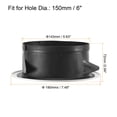 thumbnail image 2 of Unique Bargains 6 Inch Removable Screen Grille Cover Slanted Louver Round Air Vent 2 Pack, 2 of 5