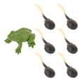 thumbnail image 1 of Greenadscape Aquarium Frog Accessories 1 Set Detailed Craftsmanship Plastic Green Pond Animal Collectible, 1 of 8