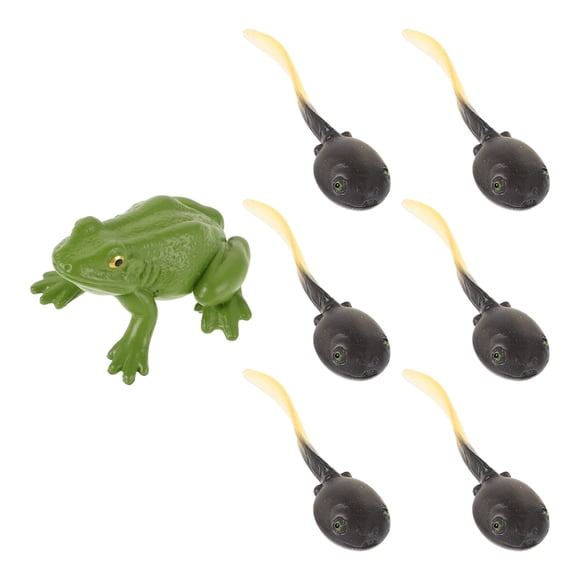 Greenadscape Aquarium Frog Accessories 1 Set Detailed Craftsmanship Plastic Green Pond Animal Collectible
