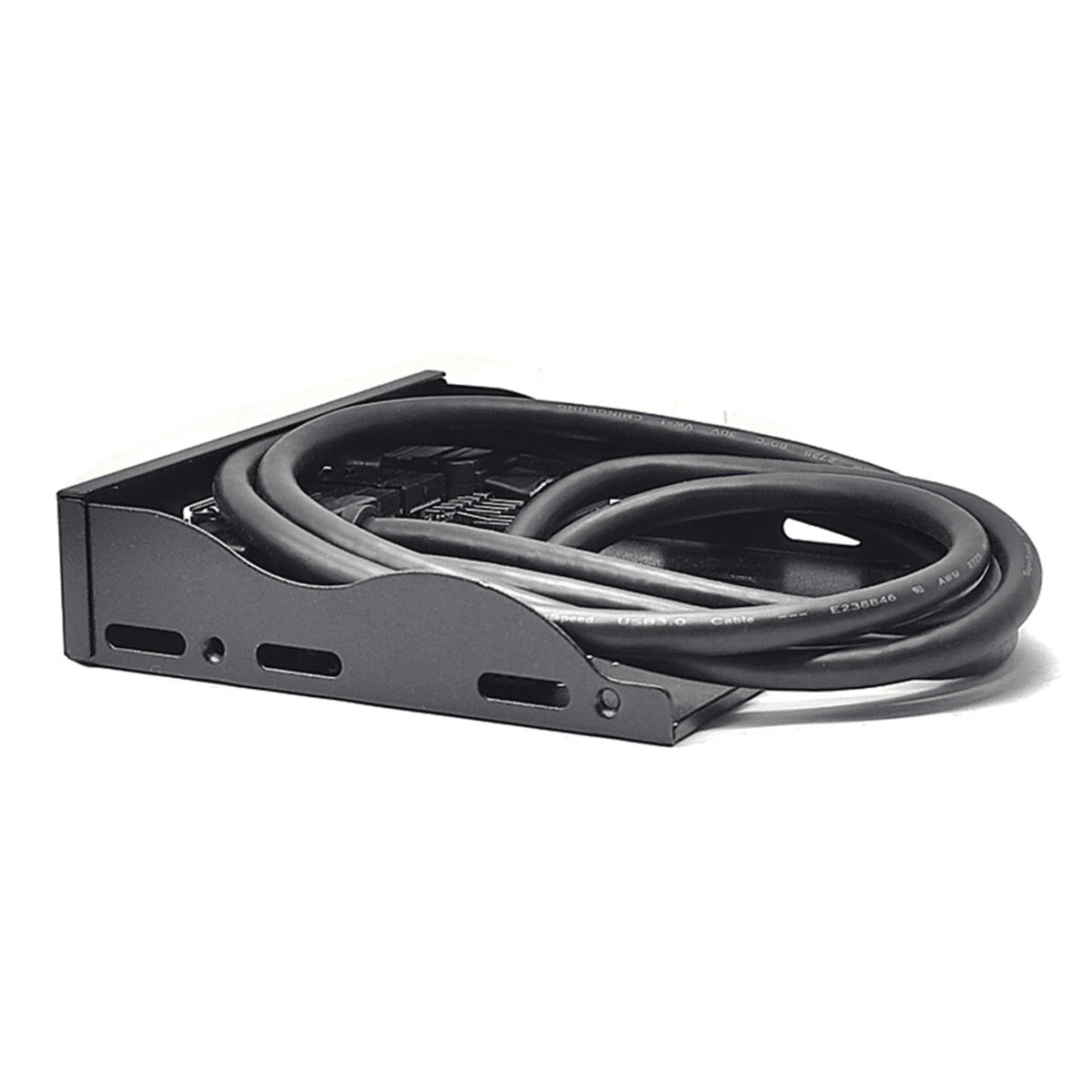 USB Front Panel for PC USB3.2 Gen2 10Gbps Type C + 19Pin 2Port USB3.0 Hub + HD Audio 3.5mm Earphone MIC