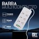 thumbnail image 2 of Multicontacto De 10 Tomas BTY Multi-15 Con Usb Largo Del Cable De 2m 10a 127v, 2 of 6
