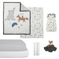 thumbnail image 1 of Baby’s First by Nemcor 8 Piece Nursery Crib Bedding Set, Forest Adventures, 1 of 8