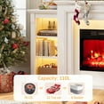 thumbnail image 6 of 72" LED Lights Electric Fireplace with Mantel, Fireplace TV Stand for TVs Up to 80",Modern Entertainment Center with Storage, Delicate Three-Dimensional Molding with Remote Control for Living Room, 6 of 9