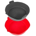 thumbnail image 2 of 2 piezas Air freidora Silicona Bandeja para hornear Freidora de aire Silicona Silicona Freer freidora Silicona Freidora, 2 of 6