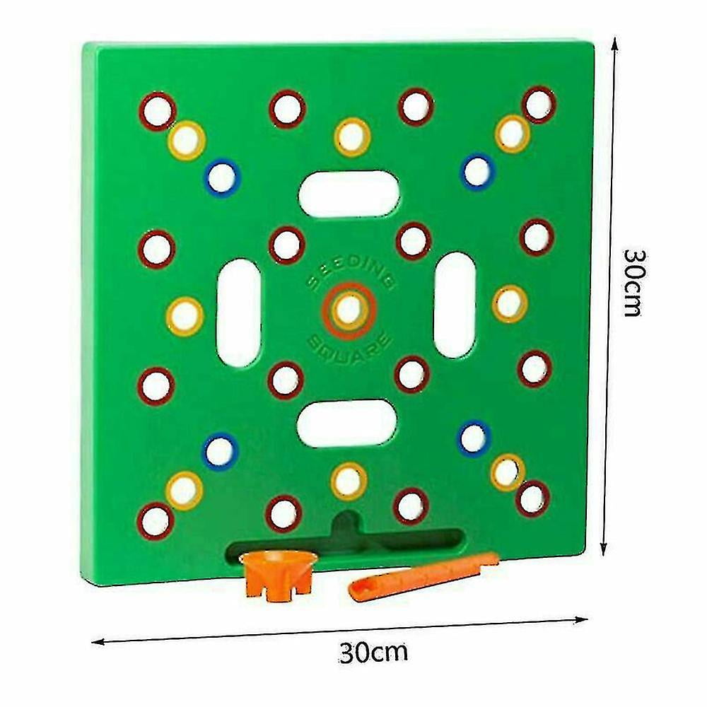 Square Seeding Template Square Gardening Seed Spacing Tool Walmart en