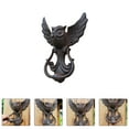 thumbnail image 2 of 1pc American Style Iron Knocker Vintage Owl Crafts Door Knocking Handle, 2 of 9