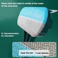 thumbnail image 2 of Window Screen Cleaning Brush - 2 in 1 Net Screen Cleaner Tool with Squeegee, Mesh Screen Cleaner, Multi-Purpose Cleaning Brush for Patio Door Porch Screens, 2 of 9