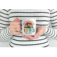 thumbnail image 2 of Vintage 1993 feat. a Strong Woman & Retro Sunset Ceramic Coffee & Tea Mug (11oz), 2 of 6