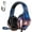 Multicolor, variant on Gaming Headset for Xbox One, PS5, PS4, PC; Kids Headphones for School; Over-Ear Wired Headphones with Microphone et RGB Light