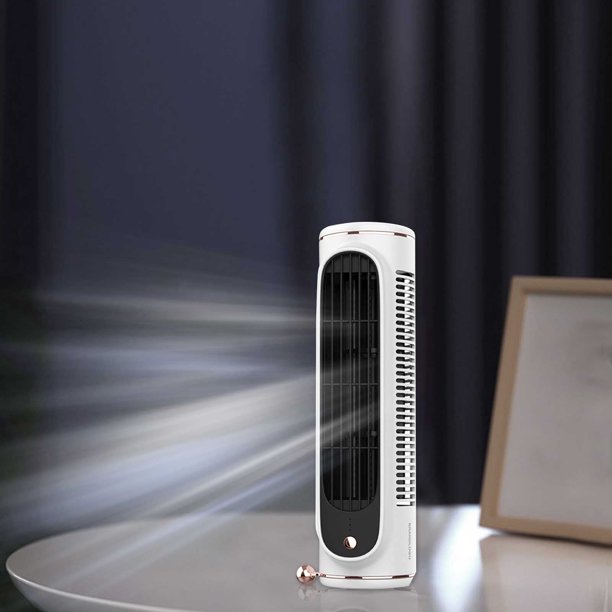 Rebajas Imperdibles, Ventilador de torre sin aspas para el hogar, pequeño ventilador de mesa, silencioso, de viento fuerte, para oficina, de escritorio, mini ventilador de torre portátil pequeño