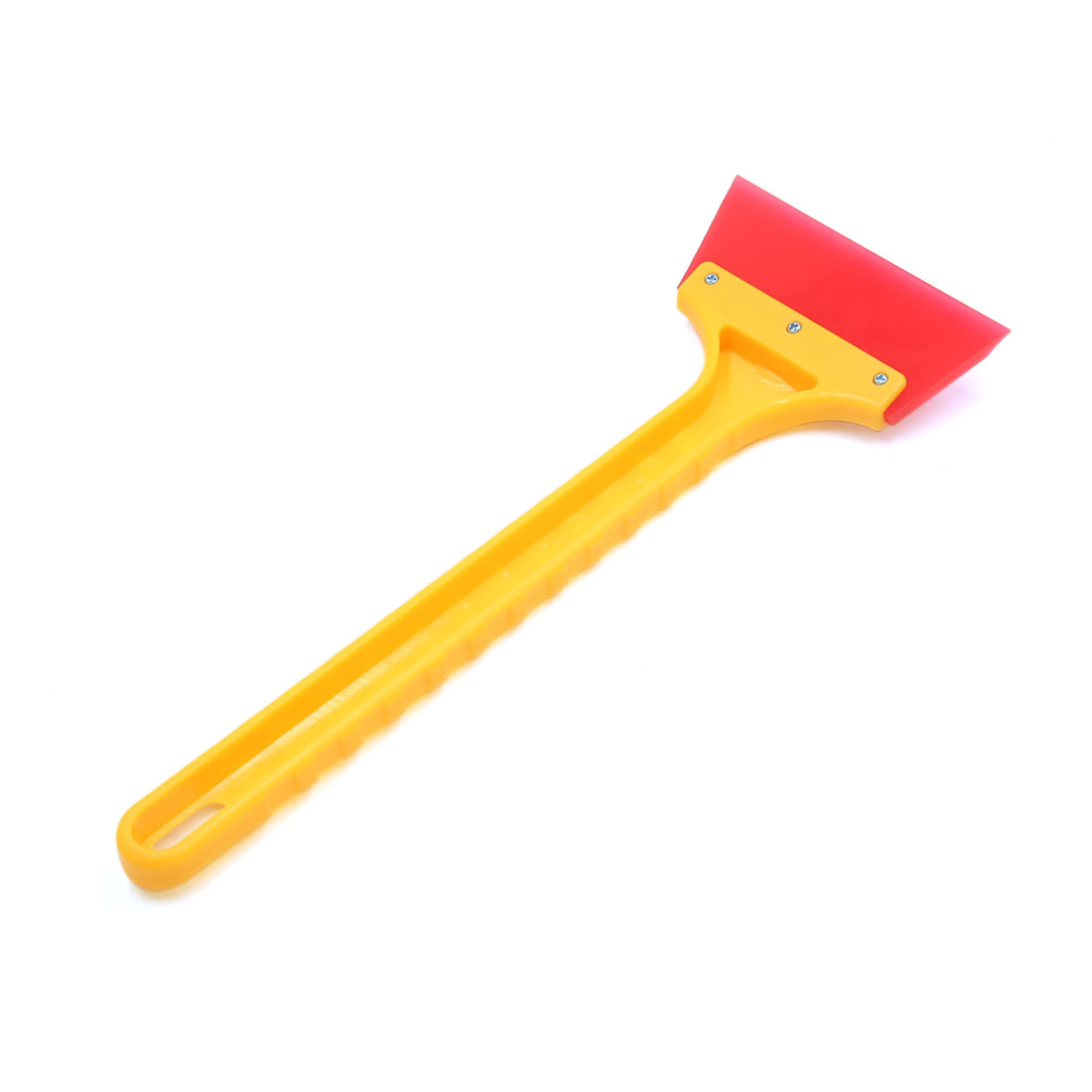 Unique Bargains Long Antislip Handle Red Rubber Car Ice Scraper for Winter Snow Removal