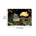 thumbnail image 3 of Colorful Scratch Paper Set City Night Scene Painting Living Room Decoration Painting, 3 of 9