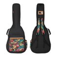 thumbnail image 1 of YUEER 40 Funda para guitarra acústica de 41 pulgadas, acolchado de 0,35 pulgadas de grosor, resistente al agua, doble correa ajustable para el hombro, funda para guitarra con lazo para colgar en la pa, 1 of 5
