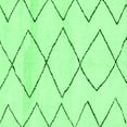 thumbnail image 1 of Ahgly Company Indoor Square Solid Emerald Green Modern Area Rugs, 3' Square, 1 of 4