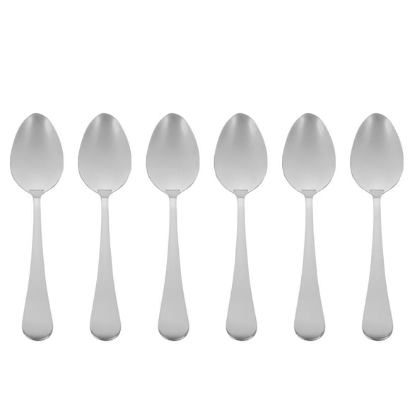 Cucharas de sopa de 6 piezas Cuchara de comida occidental Cucharas de acero inoxidable Cuchara de café Coffee Coffee Coffee