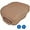Brown, variant on Hot Tub Booster Seat for Adults, 5 Inch Thick Supportive Cushion with Non-Slip Bottom, Weighted for Quick Sink without Float, Spa Booster Seat for Hot Tub (Including Inflatable), Pool, Bathtub