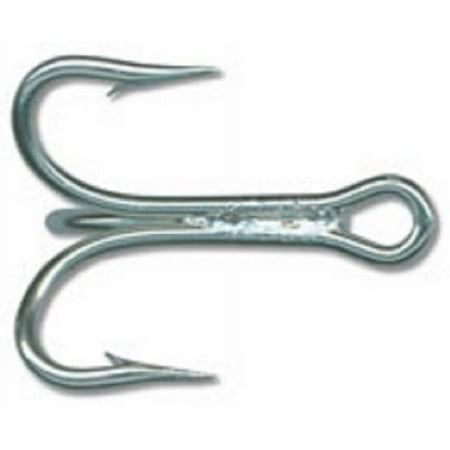 UPC: 0023534110557 | Mustad 3x Strong Treble Hook (Durasteel) – #4 25pc