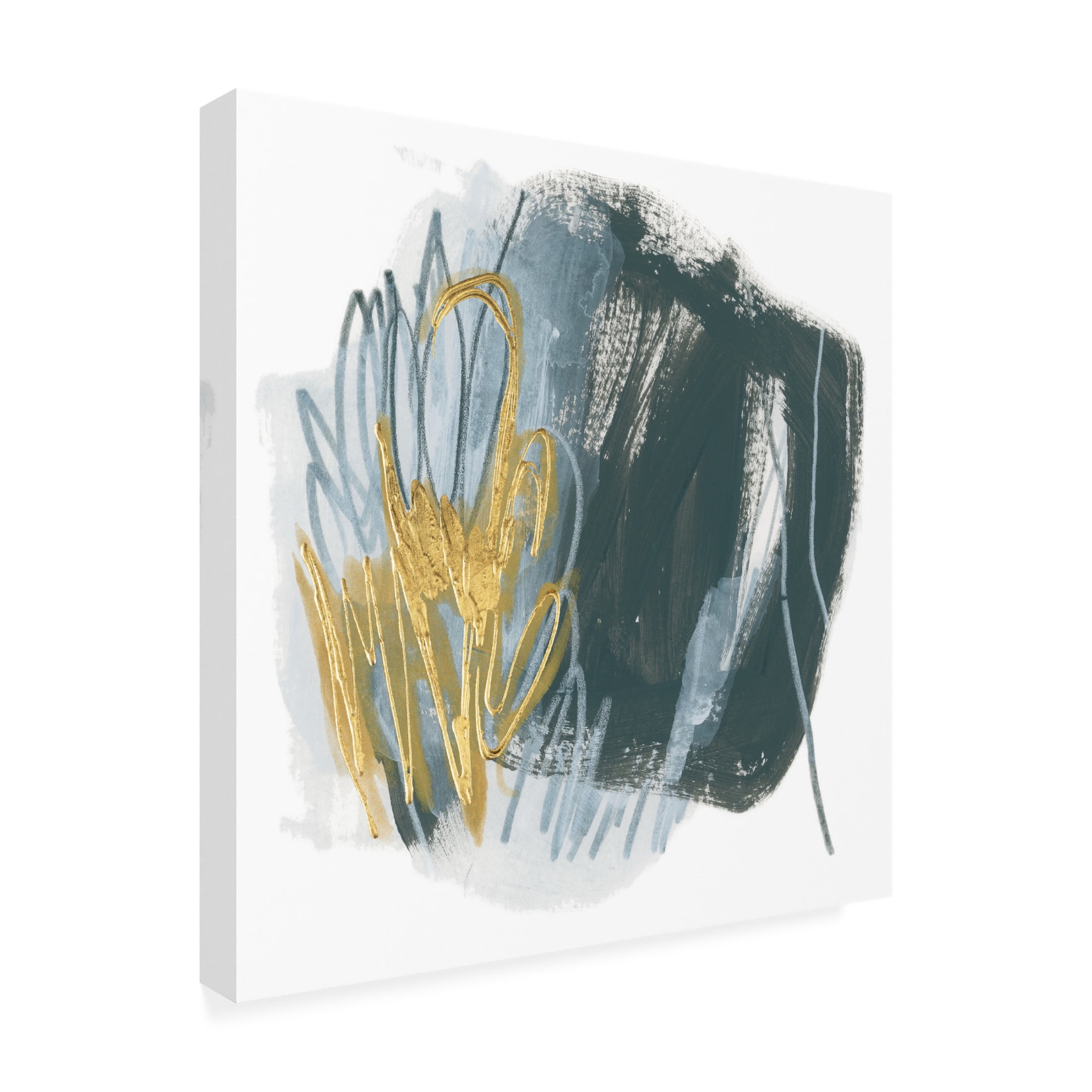 Canvas Wall Art - June Erica Vess 'Ocular Frequency II' Wall Art for Living Room, Bedroom, or Office Décor by Trademark Fine Art - 14 x 14 Inches