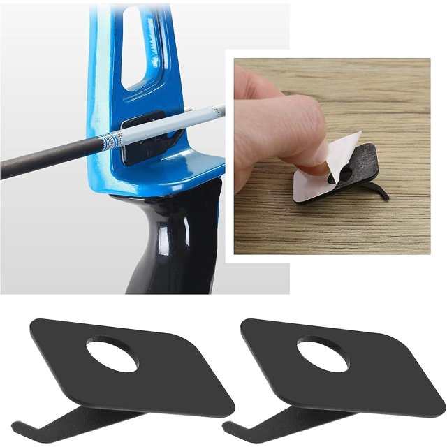 Mano derecha 8 Uds. Resto de flecha de plástico descanso de flecha tiro con arco autoadhesivo descanso de flecha pegatina de flecha accesorios para caza tiro objetivo Rojo Verde Cocina, Decoración y Otros