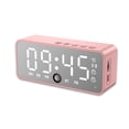 thumbnail image 2 of Reloj despertador de mesa Toystoory pantalla grande altavoz con reducción de ruido compatible con Bluetooth color blanco, 2 of 6