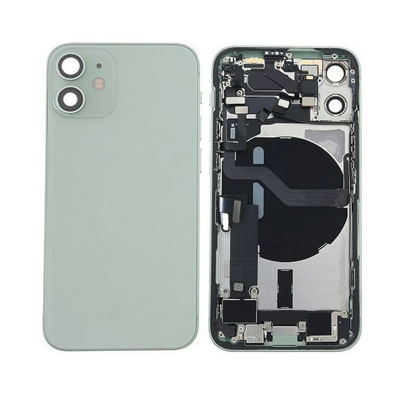 Replacement Back Housing Glass Cover With Parts For Apple iPhone 12 Mini - Green