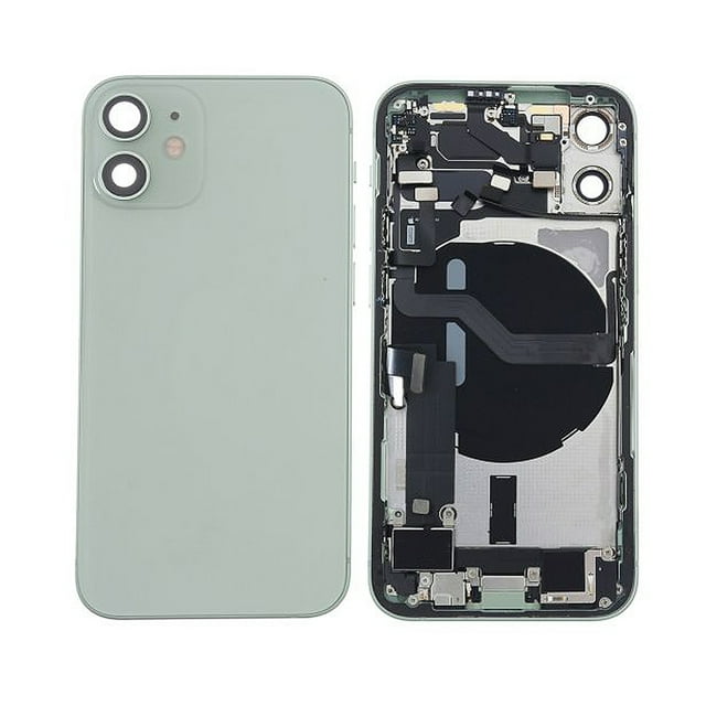 Replacement Back Housing Glass Cover With Parts For Apple iPhone 12 Mini - Green
