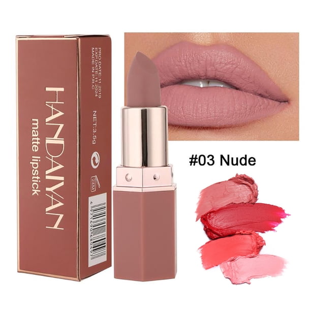 Lápiz labial mate duradero hidratante y sexy para damas Fiudx Liquidación de ahorros de verano
