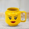 thumbnail image 1 of LPSSTORE Figures Ceramic Cups Kids Expression Cups for Children Yellow Cups, 1 of 3