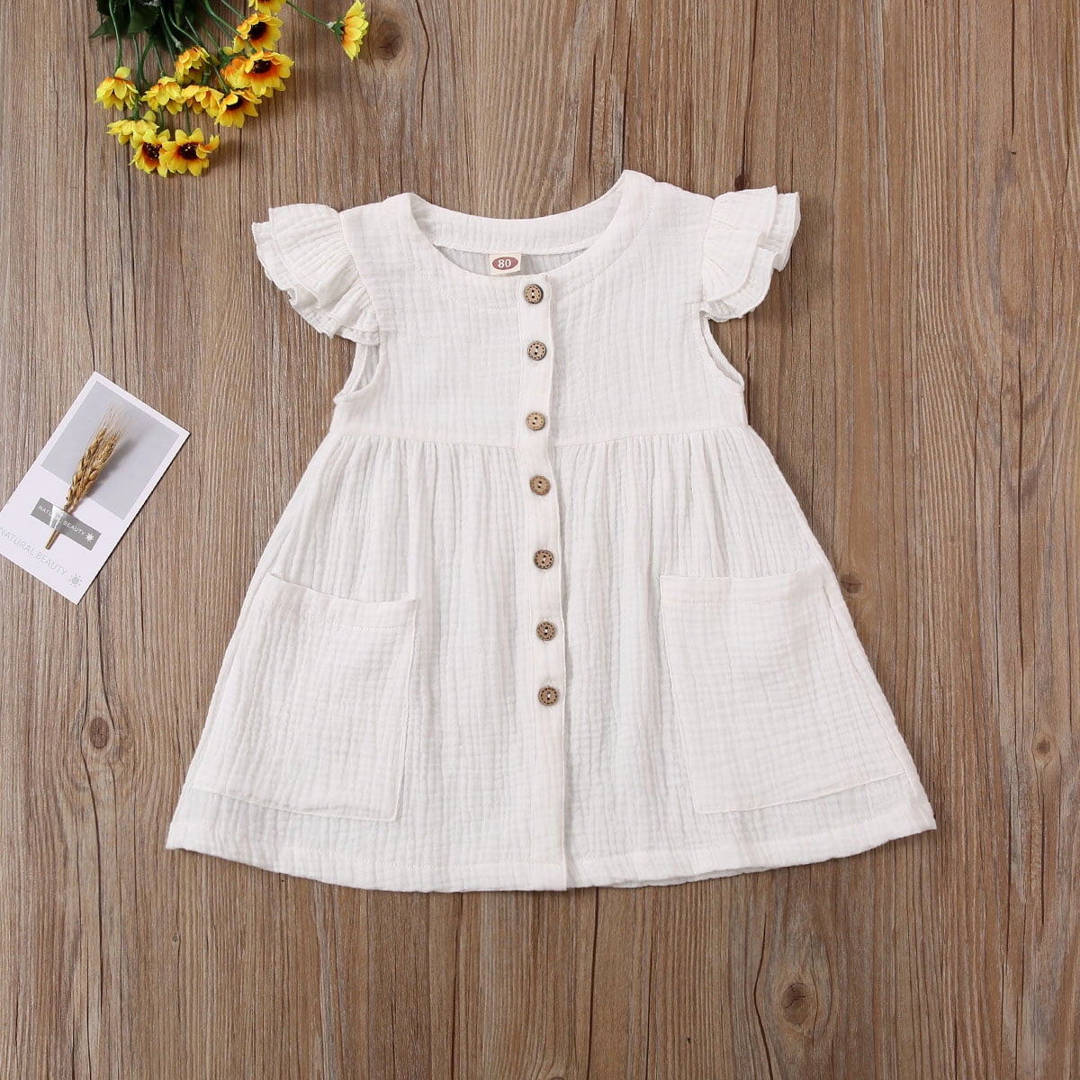 White cotton hotsell frock design