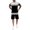 Black, variant on Vedolay Short Outfits Men's Summer Polo Shirt & Shorts Set Zip Polo Two Piece Casual Sports Outfits,Khaki M