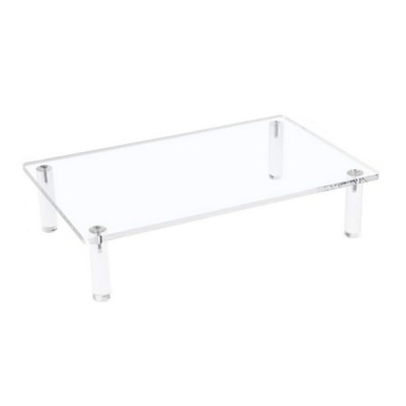 Acrylic Monitor Stand Clear Computer Heighted Base Keyboard Laptop Bracket Rack
