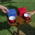 thumbnail image 5 of GoSports Dark Stain ScoreCaddy Outdoor Game Score Keeper & Drink Stand Set, 5 of 6